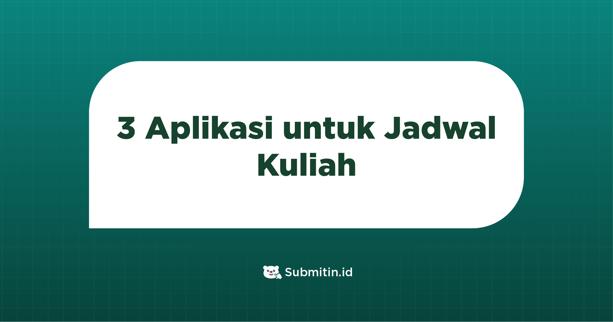 Ilustrasi mahasiswa menggunakan aplikasi untuk mengatur jadwal kuliah