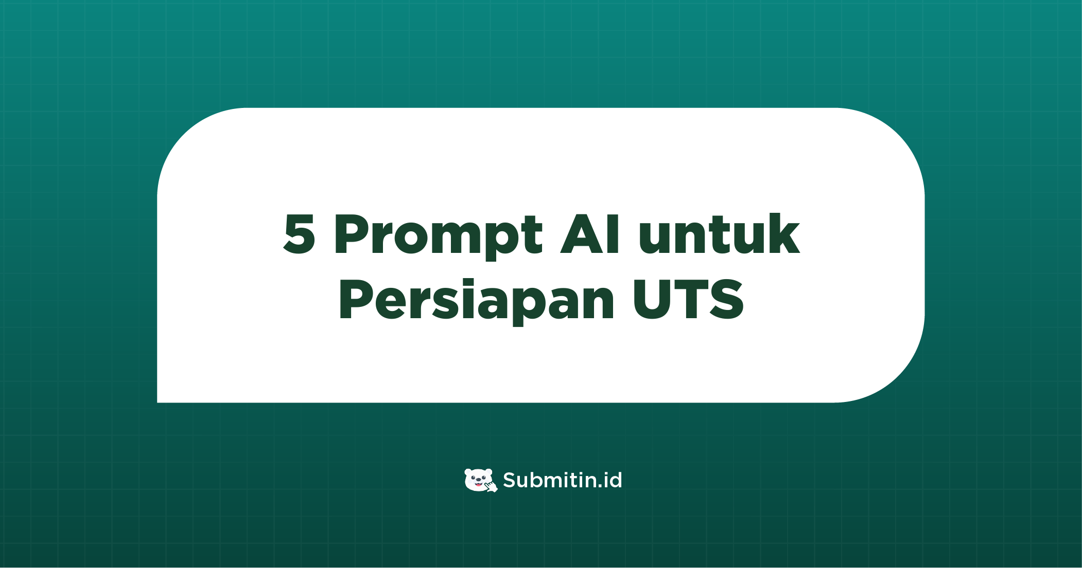 Ilustrasi mahasiswa menggunakan AI untuk membantu persiapan UTS dan memahami materi kuliah.