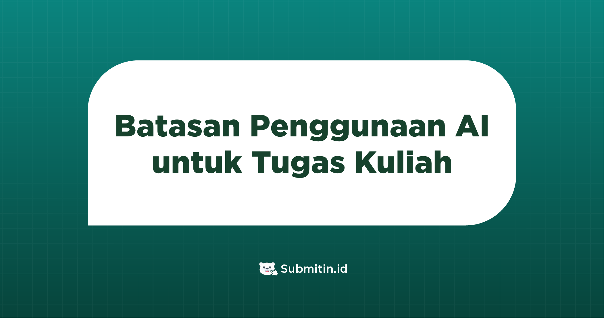 Ilustrasi mahasiswa menggunakan AI untuk membantu mengerjakan tugas kuliah dengan laptop.