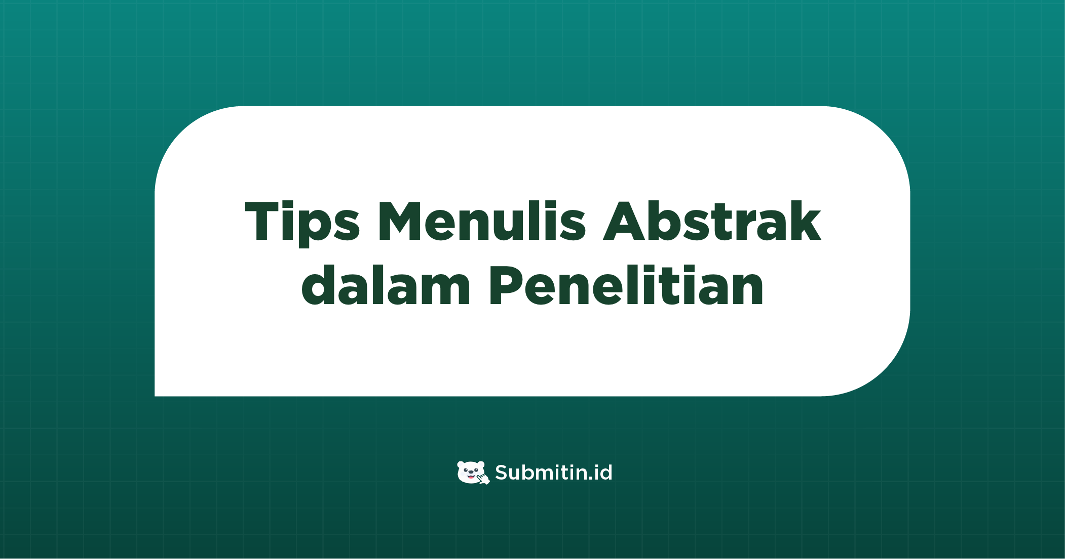 Ilustrasi mahasiswa sedang menulis abstrak untuk karya ilmiah di depan laptop.