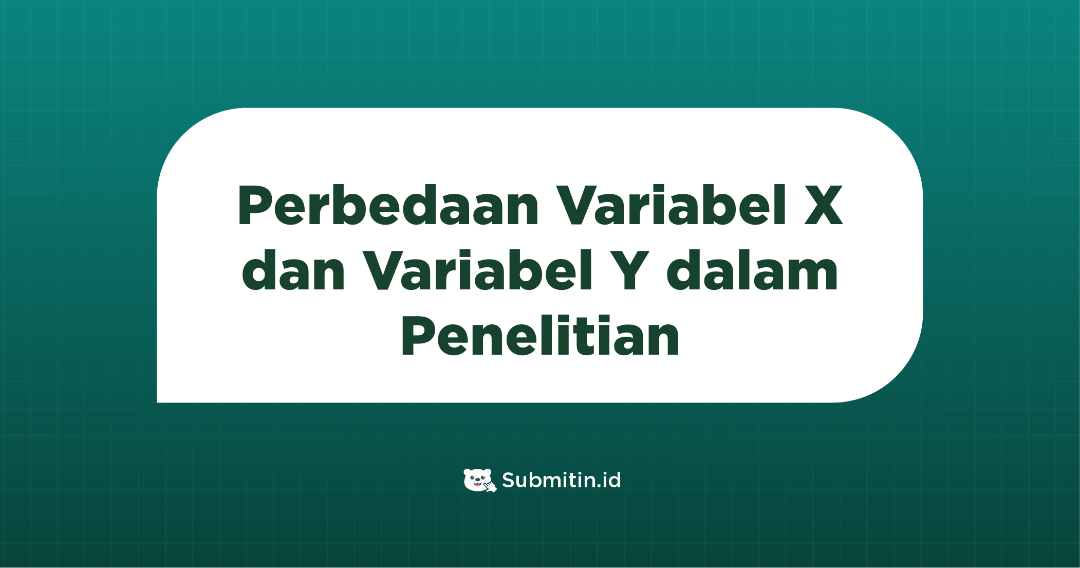 Ilustrasi mahasiswa mempelajari variabel X dan Y untuk menyusun penelitian atau skripsi.